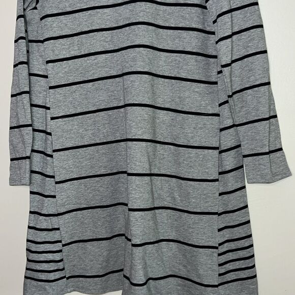 J. Jill striped long sleeve sweater pullover dress with pockets MP - Picture 3 of 8